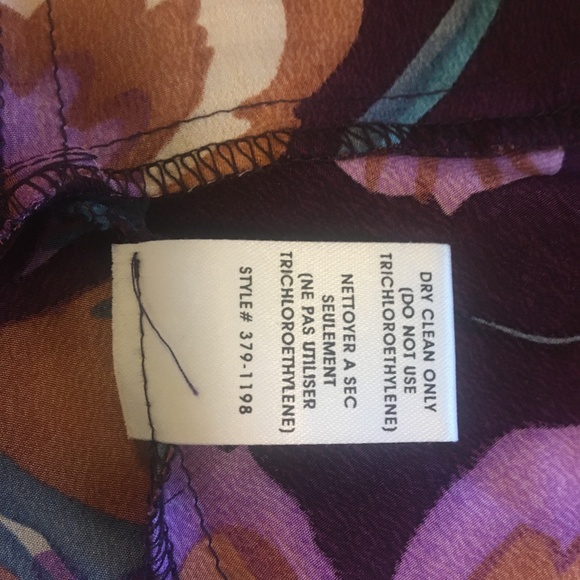 EUC Nanette Lapore Silk Floral Print Blouse - Size 0 - Picture 7 of 10